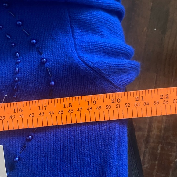 Vintage NWT sweater dress w sequins beads 80s 90s - Picture 12 of 12